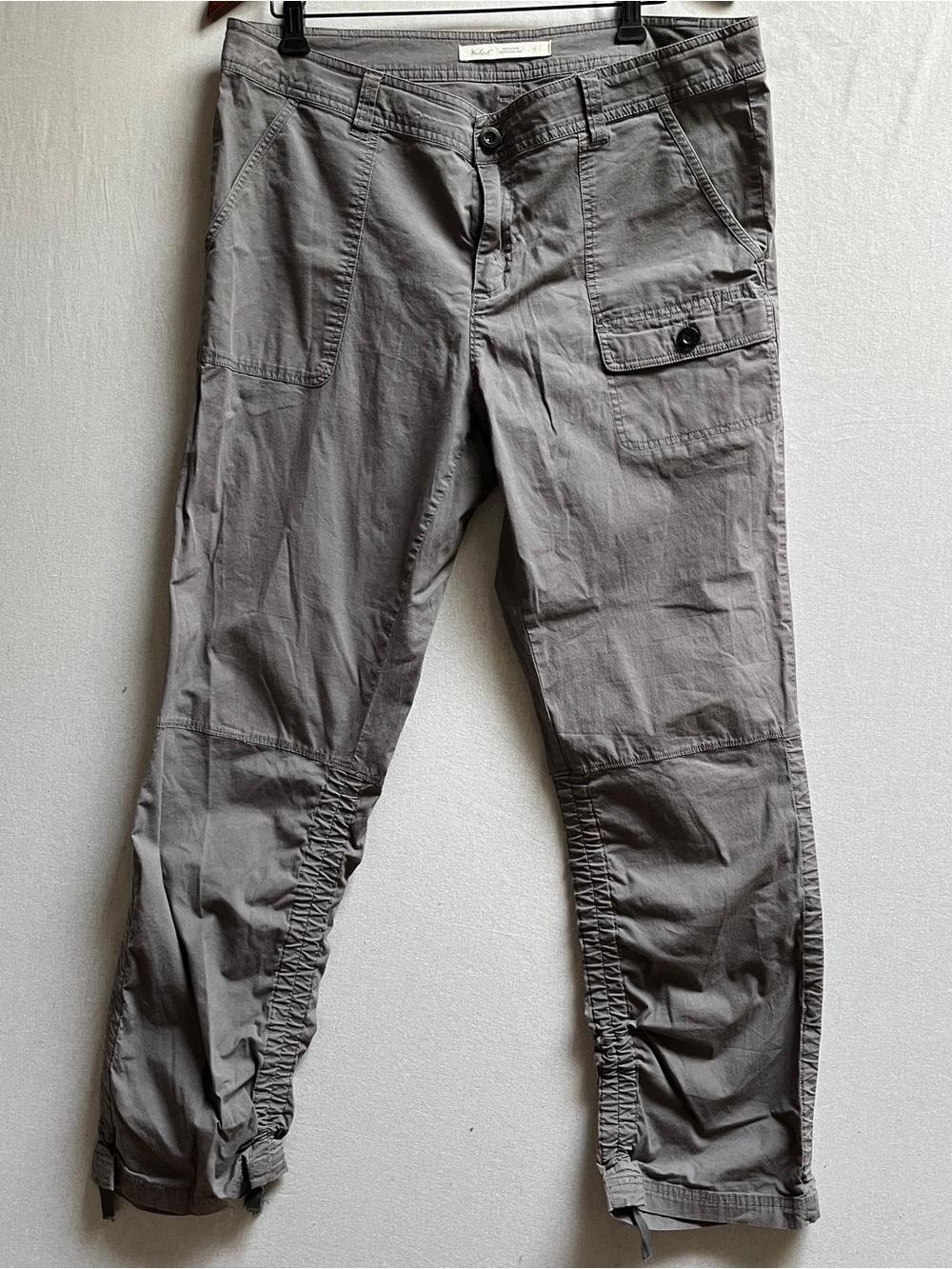 Woolrich Gray Cargo Jogger Pants - Casual Utility Style Size 12